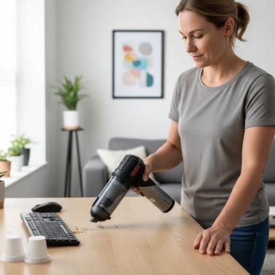 Mini aspirateur aspiration puissante bureau