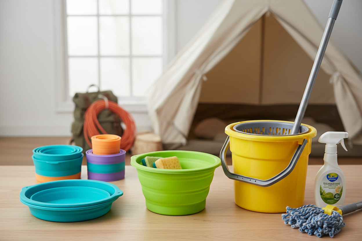 Seaux pliables et classiques pour collection